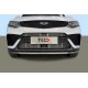 Решетка радиатора верхняя 12 мм ТСС для Geely Tugella I Рестайлинг 2022 – н.в. 