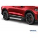Порог-площадка "Silver" F180AL + комплект крепежа для Geely Tugella 2020-н.в.