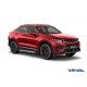 Порог-площадка "Bmw-Style" D180AL + комплект крепежа для Geely Tugella 2020-н.в.