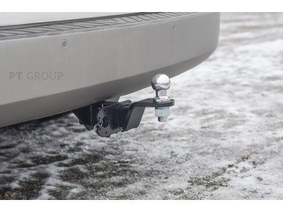 Фаркоп для Hyundai H1 2008-2018, 2018-н.в., Hyundai Starex 2008-2018 съемное крепление шара под американский квадрат