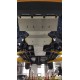 Защита картера, КПП и РК (алюминий 4 мм) для Dongfeng DF6 2022-н.в. (4 части)