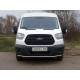 Защита переднего бампера 42 мм ТСС для Ford Transit 2014-2021