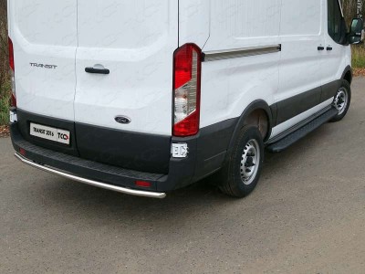 Защита заднего бампера 42 мм ТСС для Ford Transit 2014-2021