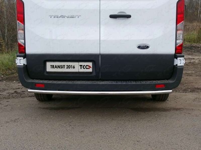 Защита заднего бампера 42 мм ТСС для Ford Transit 2014-2021