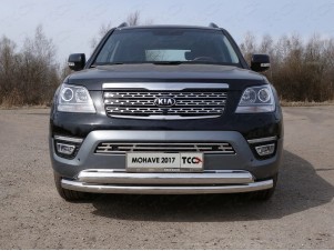 Накладка решётки радиатора 16 мм (с парктроником) для Kia Mohave № KIAMOH17-03