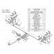 Фаркоп для Exeed TXL M32T 2021-н.в., CheryExeed TXL M32T 2020-2021 с условно-съемным креплением шара (на 2 болтах)