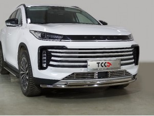 Защита передняя нижняя (двойная) 42,4/42,4 мм для Exeed TXL 1.6L Turbo 4WD 2021 – н.в. EXEEDTXL21-15