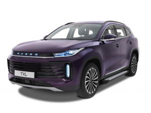 Порог-площадка "BMW-Style" D180AL + комплект крепежа для Exeed TXL 2020-н.в. №D180AL.0907.1