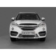 Защита переднего бампера овальная 75х42 мм ТСС для Lifan X60 2016-2021