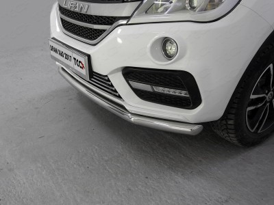 Защита переднего бампера 60 мм ТСС для Lifan X60 2016-2021