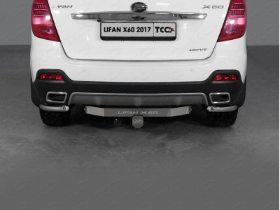 Фаркоп ТСС надпись Lexus, шар E для Lifan X60 2016-2021