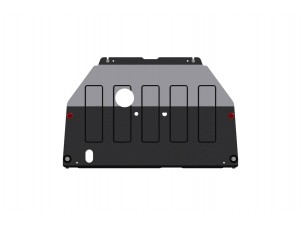 Защита картера двигателя, КПП (1,5 мм, сталь) для Mitsubishi Outlander 2013-2022 (V = 2.0; 2.4 CVT 4WD) №SL 9041