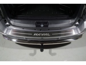 Накладка на задний бампер лист шлифованный надпись HAVAL  для Haval H5 № HAVH520-10