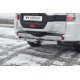 Фаркоп с нержавеющей накладкой для Mitsubishi Pajero 2015-2020 съемное крепление шара под американский квадрат