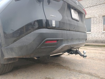 Фаркоп для Toyota Grand Highlander 2023-н.в. съемное крепление шара под американский квадрат