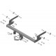 Фаркоп с оцинк. шаром для Renault Sandero Stepway 2014-2022, Renault Logan Stepway 2019-2022, Renault Logan 2004-2014, 2014-2022, Renault Sandero 2014-2022 крепление шара на двух болтах