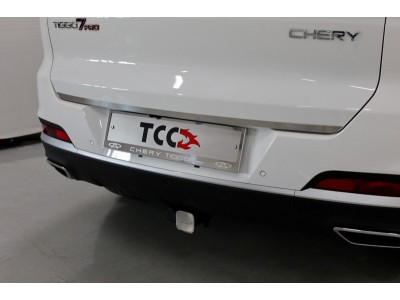 Накладка на заднюю дверь лист шлифованный ТСС для Chery Tiggo 7 Pro 2020-2023