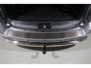 Накладка на задний бампер лист шлифованный  для Haval H5 № HAVH520-08