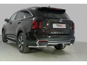 Защита задняя уголки 60 мм для Kia Sorento № KIASOR20-26