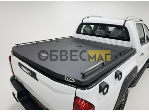 Рейлинги на крышку кузова (комплект Premium) 4шт для Foton Tunland G9 2.0 Diesel АКПП 4WD 2021-н.в. №FOTTUNG925-09
