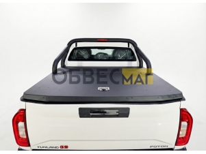 Защита кузова (для крышки) 76,1 мм (Black) для Foton Tunland G9 2.0 Diesel АКПП 4WD 2021-н.в. №FOTTUNG925-13BLACK