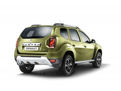 Защита порогов с алюм. площадкой d=51 мм «Эстонец» ИСКРА (ППК) для Renault Duster 2012-2020, Nissan Terrano 2014-2022