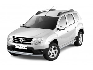 Защита порогов с алюм. площадкой d=51 мм «Эстонец» ИСКРА (ППК) для Renault Duster 2012-2020, Nissan Terrano 2014-2022 №RDU330303