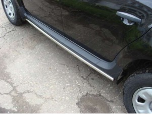 Пороги труба 42 мм для Renault Duster № RENDUST12-05