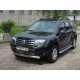 Защита передняя овальная короткая 75х42 мм ТСС для Renault Duster 2011-2015