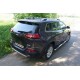 Защита заднего бампера короткая 60 мм ТСС для Jeep Cherokee 2014-2018