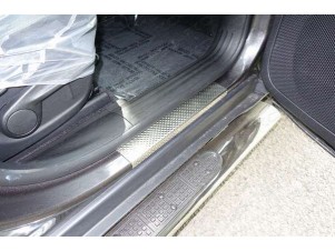 Накладки на пороги декоративные для Jeep Cherokee № JEEPCHER14-15