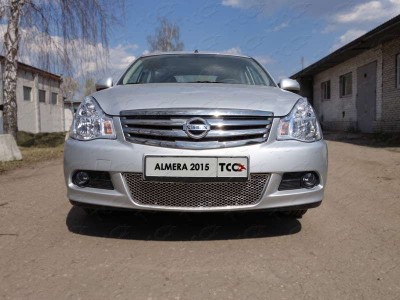 Рамка номерного знака Nissan Almera (комплект) ТСС для Любые