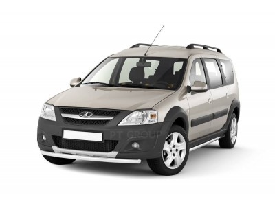 Защита порогов прямая d=51 мм (НПС) для Lada Largus Cross 2015-н.в.