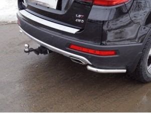 Защита задняя уголки 42 мм для Haval H6 № HAVH615-21
