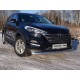 Накладка решётки радиатора 12 мм ТСС для Hyundai Tucson 2015-2018