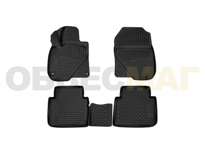 Коврики 3D в салон полиуретан 4 штуки Element для Honda CR-V 2017-2021