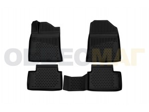 Коврики 3D в салон Element полиуретан 4 штуки на хетчбек на Kia Ceed № ELEMENT3D2567210