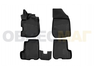 Коврики 3D в салон Element полиуретан 4 штуки на Renault Sandero № ELEMENT3D4155210k