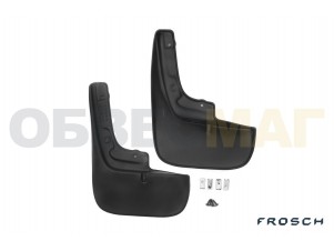 Брызговики задние Frosch optimum в коробке 2 шт (на авто без расширителей арок)