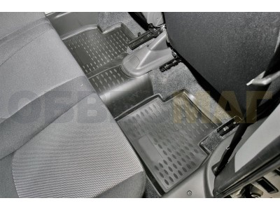 Коврики в салон полиуретан 4 штуки Element для Fiat Doblo Panorama 2001-2015