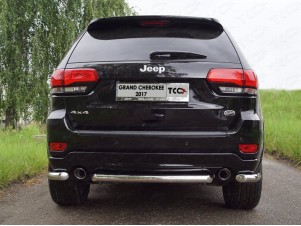 Защита задняя (центральная) 60,3 мм для Jeep Grand Cherokee IV Рестайлинг 2013 – 2022 GRCHER17-26