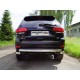 Защита задняя (овальная длинная) 75х42 мм ТСС для Jeep Grand Cherokee IV Рестайлинг 2013 – 2022