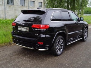 Защита задняя (уголки) 60,3 мм для Jeep Grand Cherokee IV Рестайлинг 2013 – 2022 GRCHER17-29