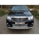 Защита передняя двойная 76-75 мм ТСС для Toyota Hilux 2011-2015