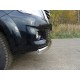 Защита передняя овальная 75х42 мм ТСС для Toyota Hilux 2011-2015
