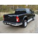 Защита задняя двойные уголки 76-42 мм ТСС для Toyota Hilux 2008-2015