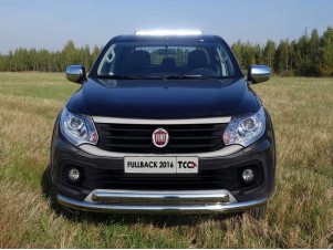 Защита передняя двойная 76-75 мм для Fiat Fullback № FIAFUL16-03