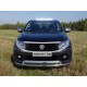 Защита кузова и заднего стекла со светодиодной фарой 76 мм ТСС для Fiat Fullback 2016-2021