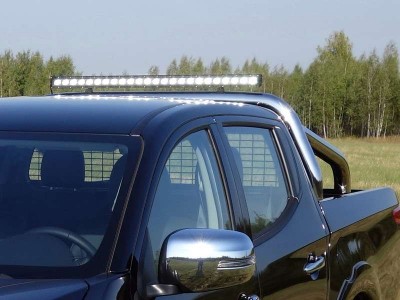 Защита кузова со светодиодной фарой 76 мм ТСС для Fiat Fullback 2016-2021