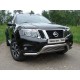 Защита передняя Кенгурятник с решеткой 60 /12 мм ТСС для Nissan Terrano 2014-2021
